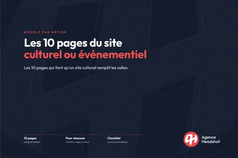Les 10 pages indispensables du site culturel ou événementiel