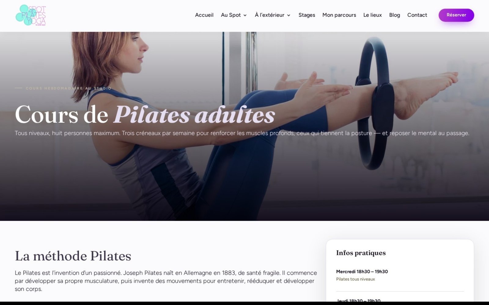 Spot Pilates Yoga